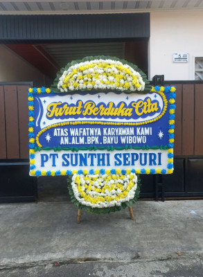 Papan Bunga Duka di Walelagama